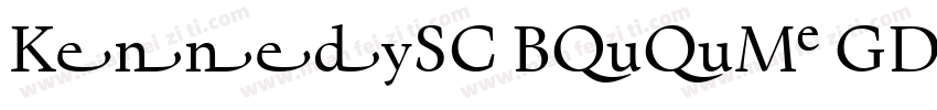 KennedySC Book GD字体转换